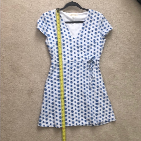 Blue Flower Wrap Dress (Brandy, Princess Polly) - Picture 10 of 10